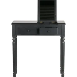 Romy hal/kaptafel hout zwart
