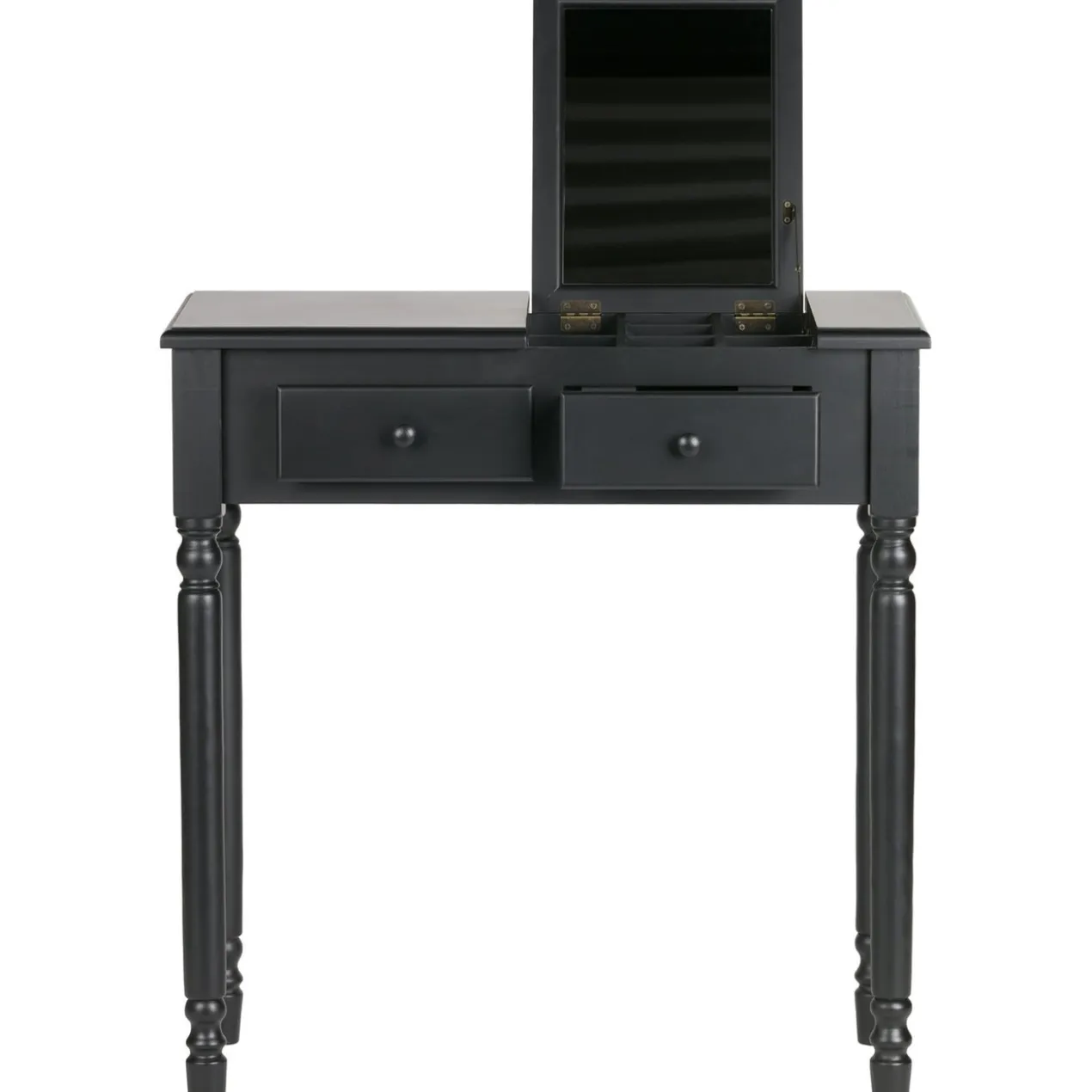 Romy hal/kaptafel hout zwart