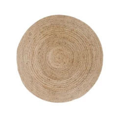 Rond vloerkleed Milou naturel Ø120 cm