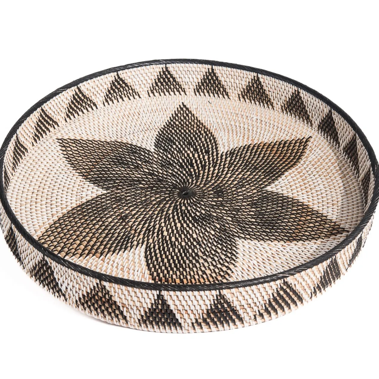 Rotan dienblad Baki Ø60cm