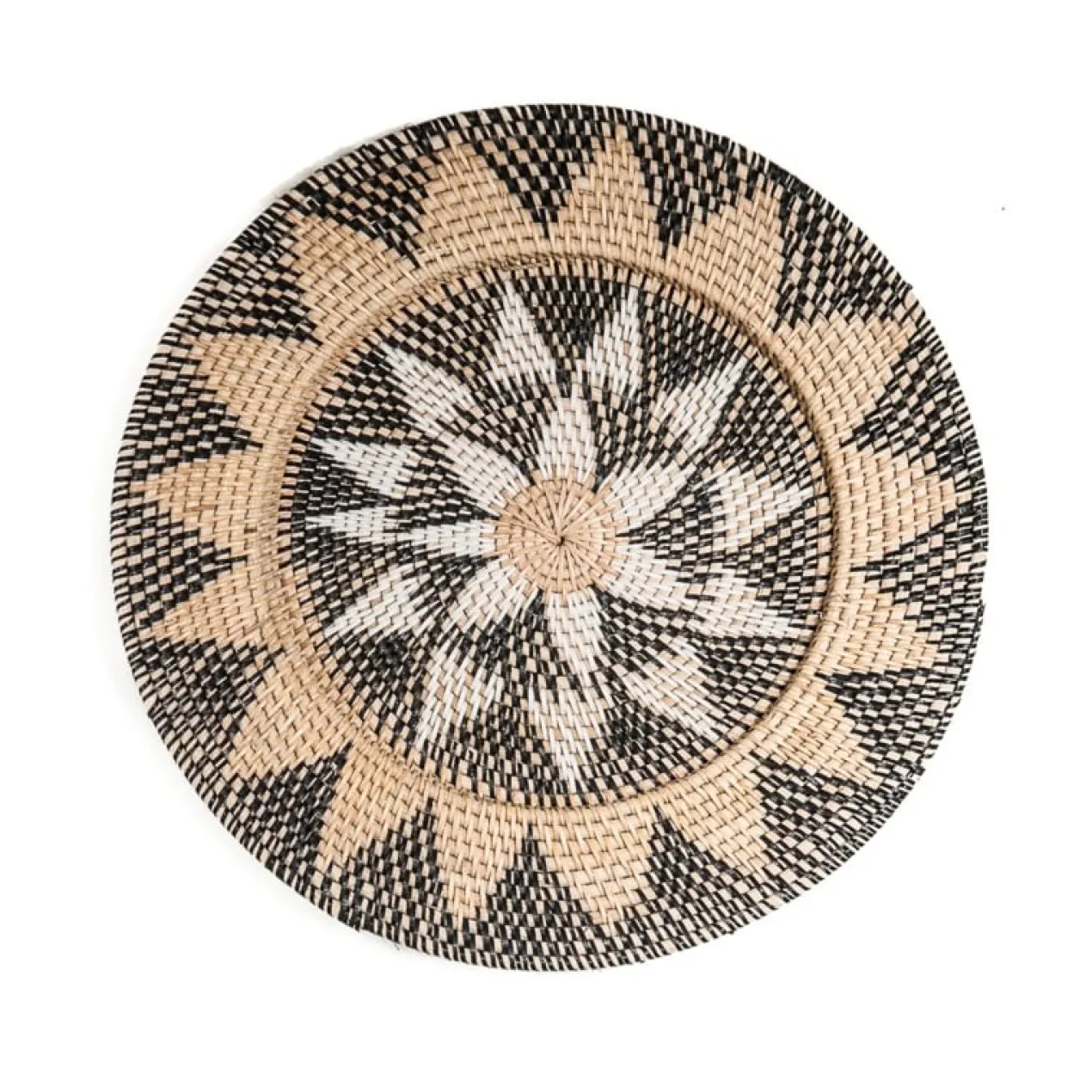Rotan wandbord Pelat decor Medium Ø45cm