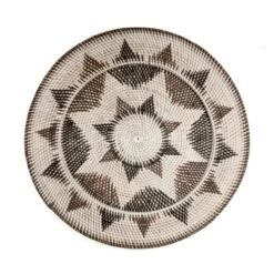 Rotan wandbord Pelat decor XL Ø60cm
