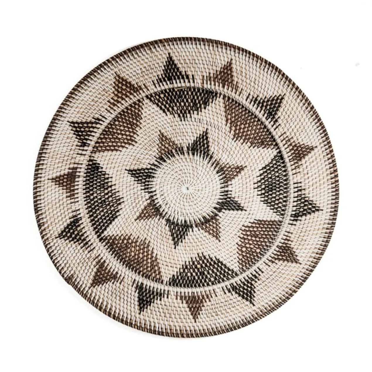 Rotan wandbord Pelat decor XL Ø60cm