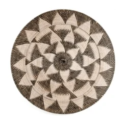 Rotan wandbord Pelat decor XXL Ø70cm