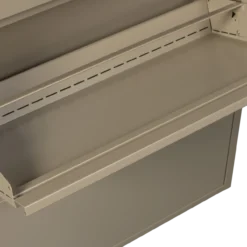 Sabine 3-vaks schoenenkast metaal zand