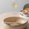 Salad bowl Puro sphere bamboo natural