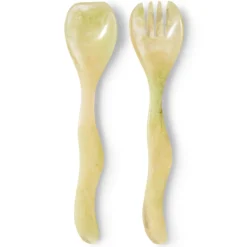 Saladebestek mist green - set van 2