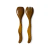 Saladebestek ochre - set van 2