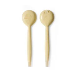 Saladebestek vanilla - set van 2