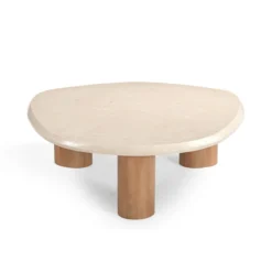 Salontafel Amara naturel botticino marmer 100 cm