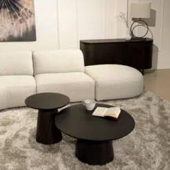 Salontafel Arlo Ø80 cm espresso