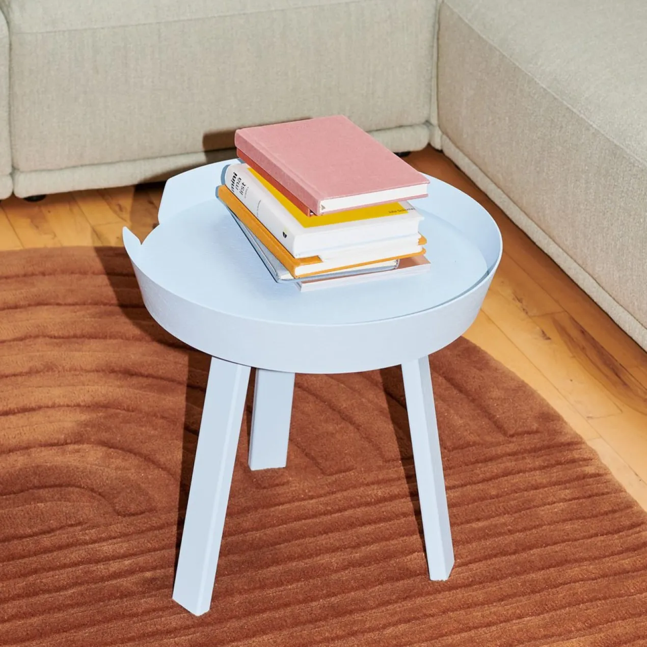 Salontafel Around small light blue
