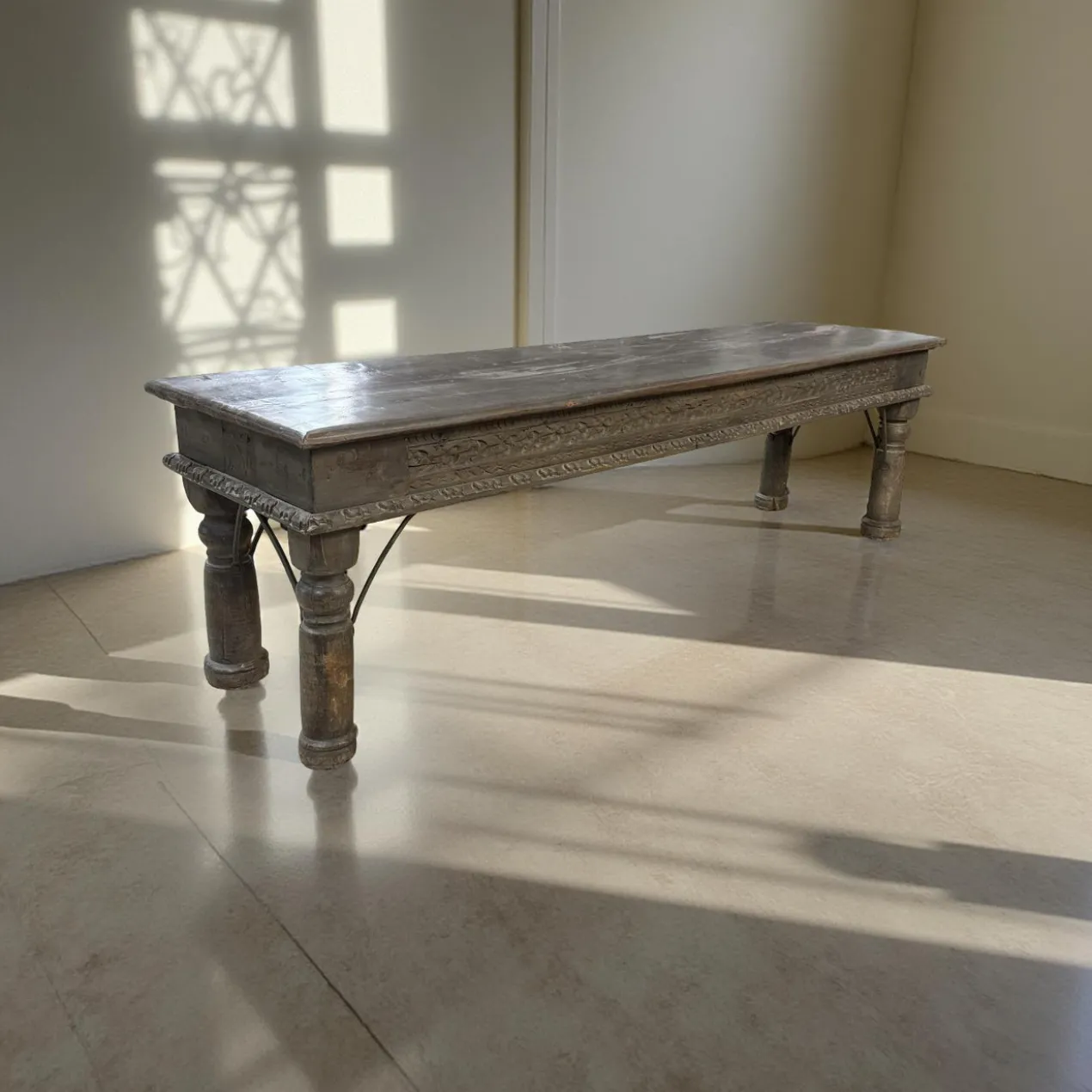 Salontafel/bank grijs uniek