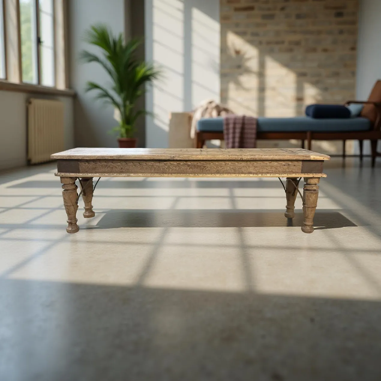 Salontafel/bank naturel uniek