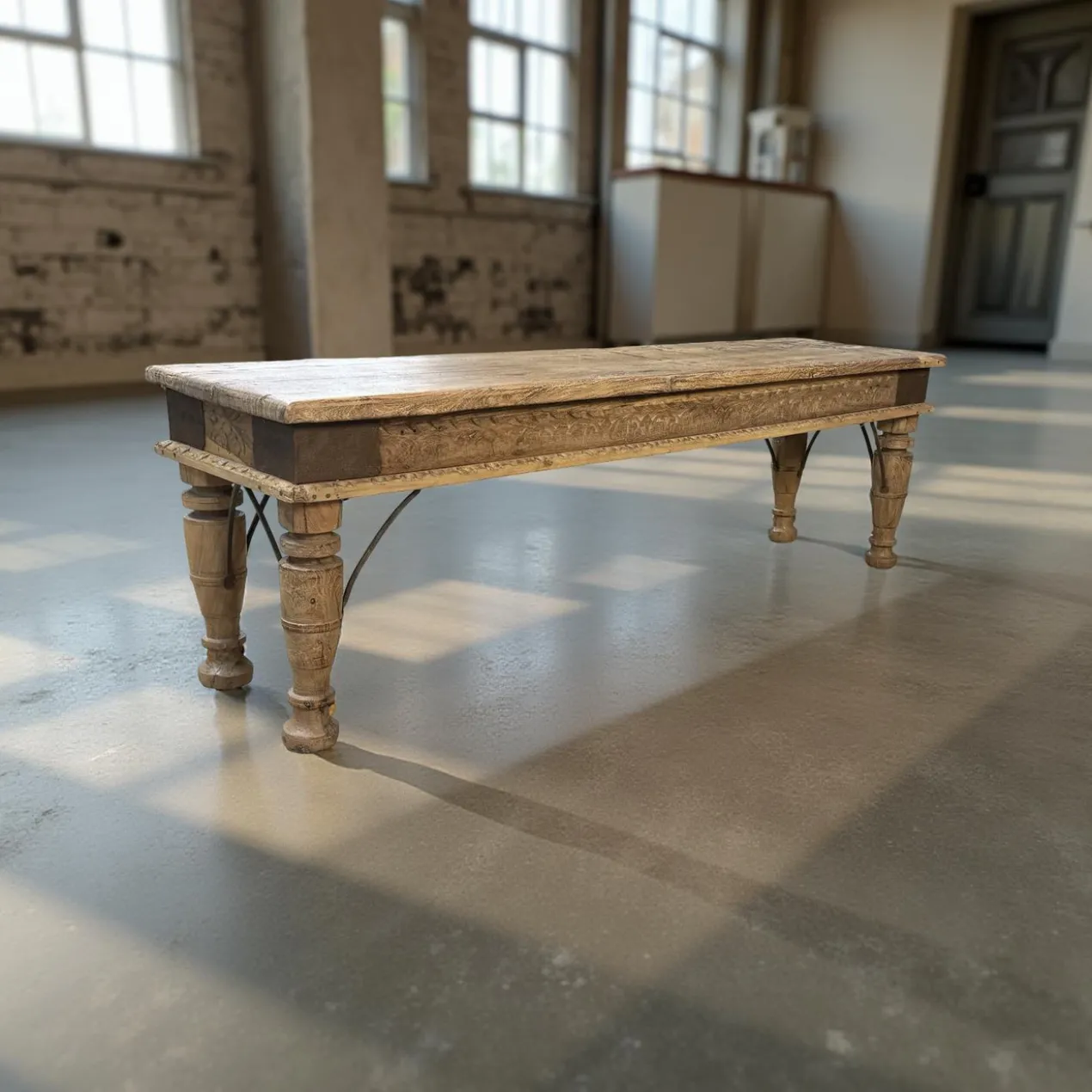 Salontafel/bank naturel uniek