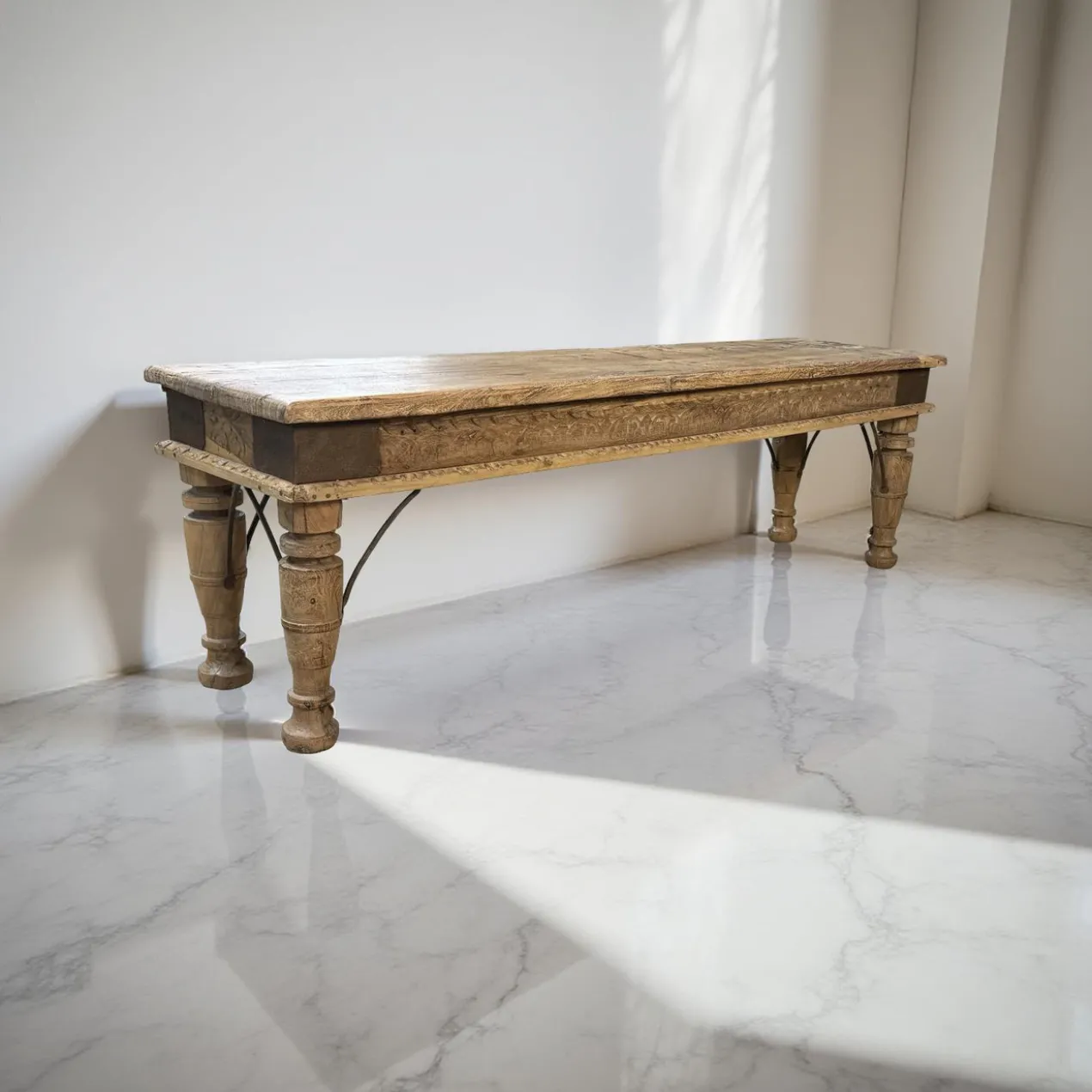 Salontafel/bank naturel uniek