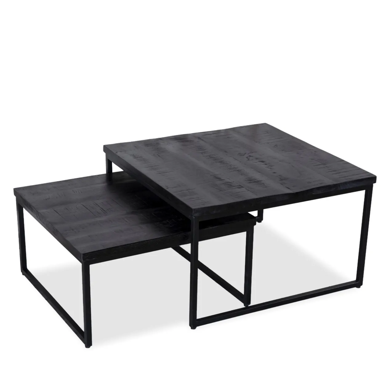 Salontafel Bram zwart - set van 2