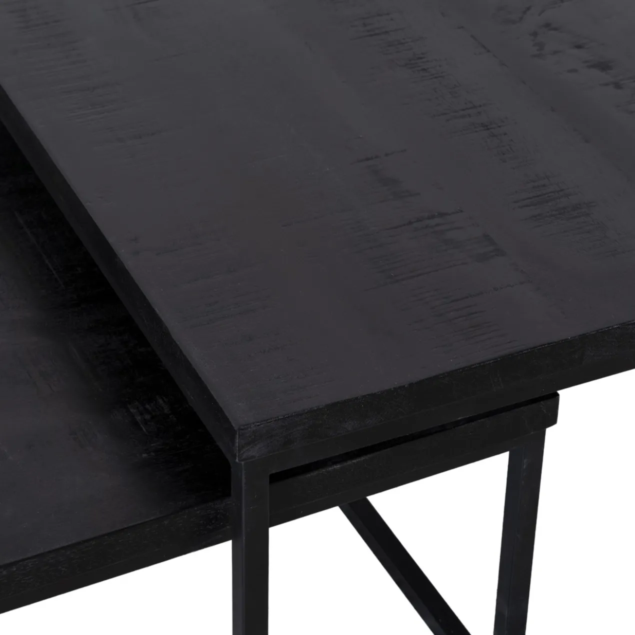 Salontafel Bram zwart - set van 2