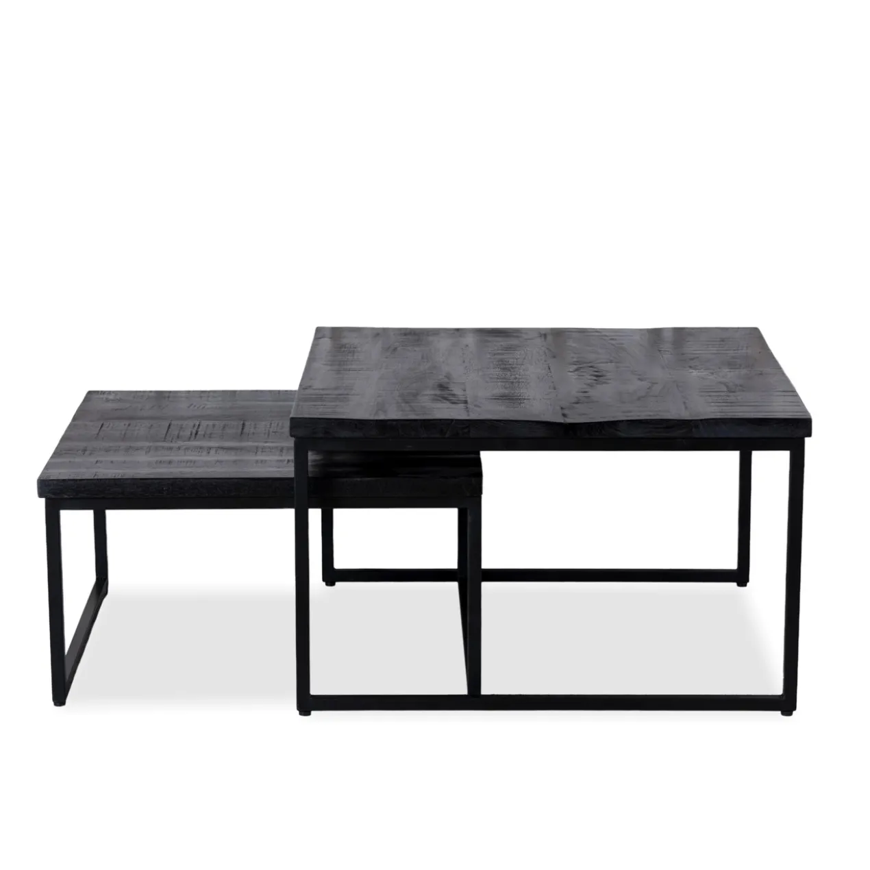 Salontafel Bram zwart - set van 2