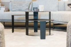 Salontafel Cascado Ø50 zwart - set van 3
