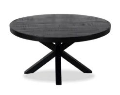 Salontafel Daan Ø90 cm zwart