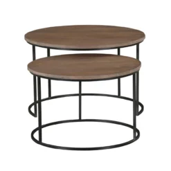 Salontafel De Bokke Bruin (Set van 2)