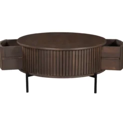 Salontafel De Bokke rond Bruin