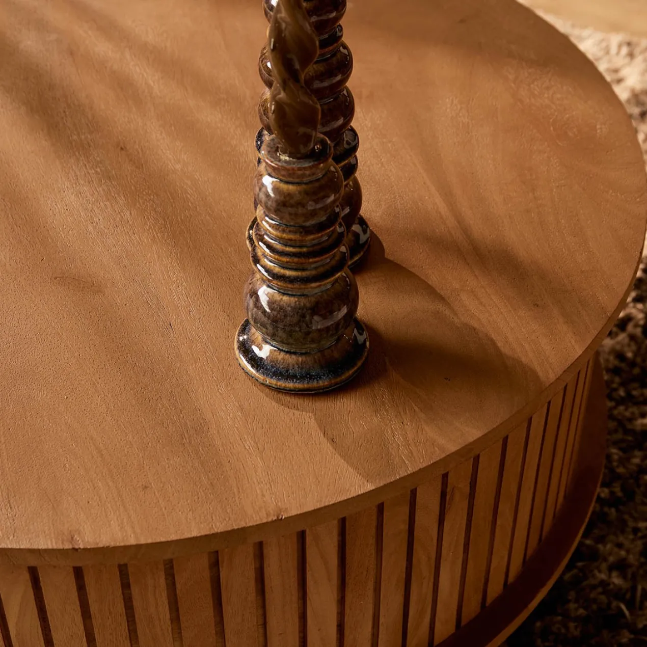 Salontafel De Bokke Rond Naturel
