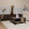 Salontafel De Bokke vierkant Bruin