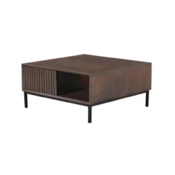 Salontafel De Bokke vierkant Bruin