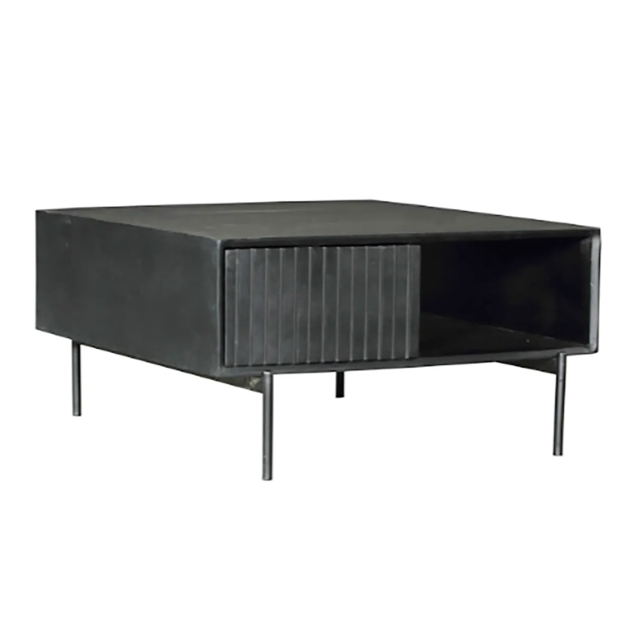 Salontafel De Bokke vierkant Zwart