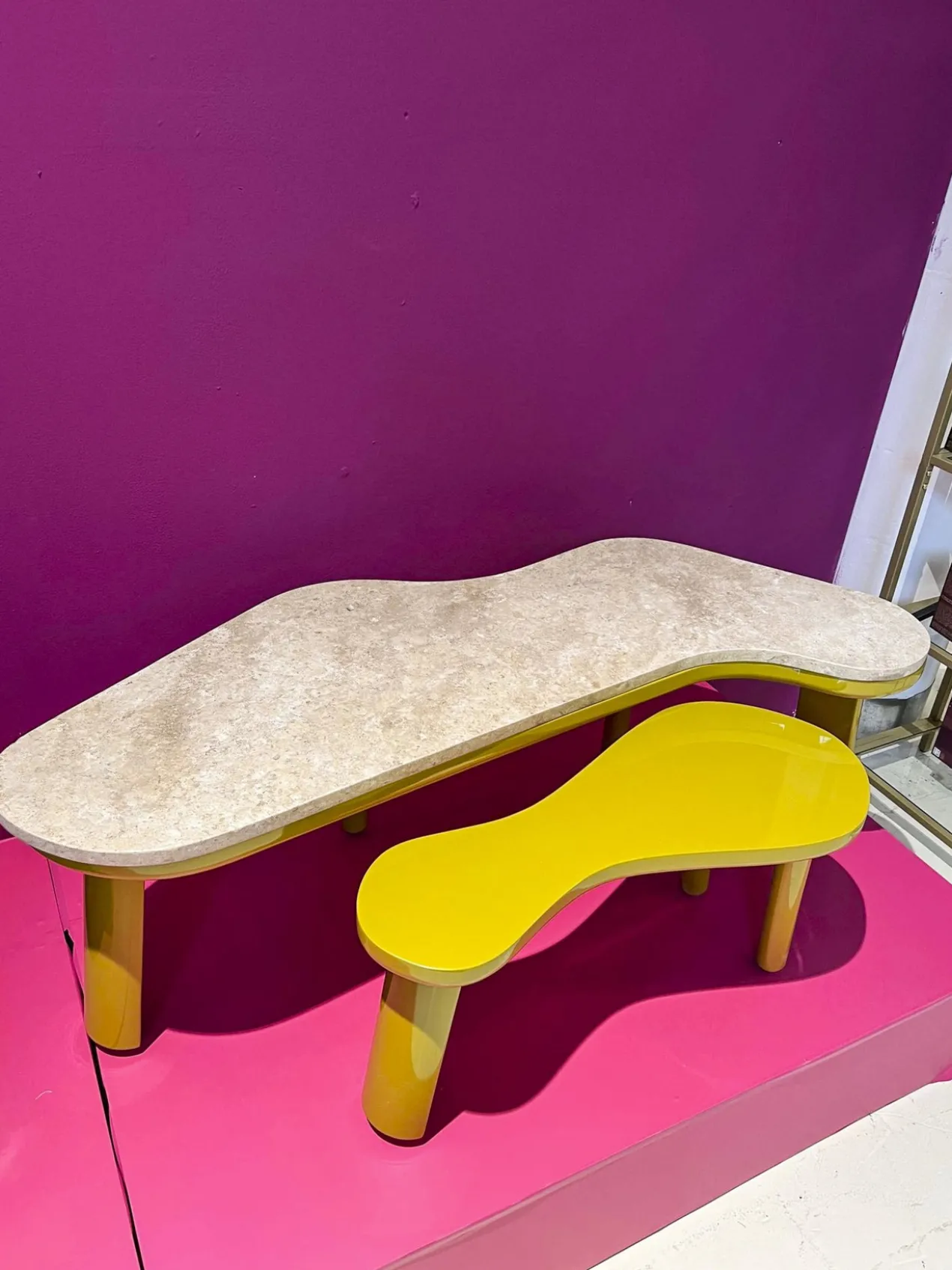 Salontafel Druppel – set van 2 Druppel Salontafel Set