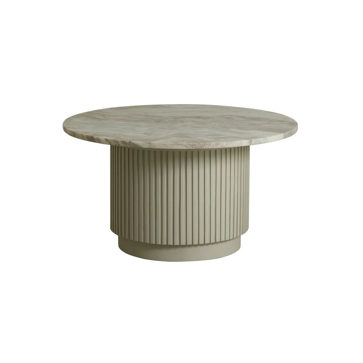 Salontafel Erie beige Ø75 cm