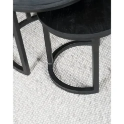 Salontafel Erjan Zwart - Set van 3