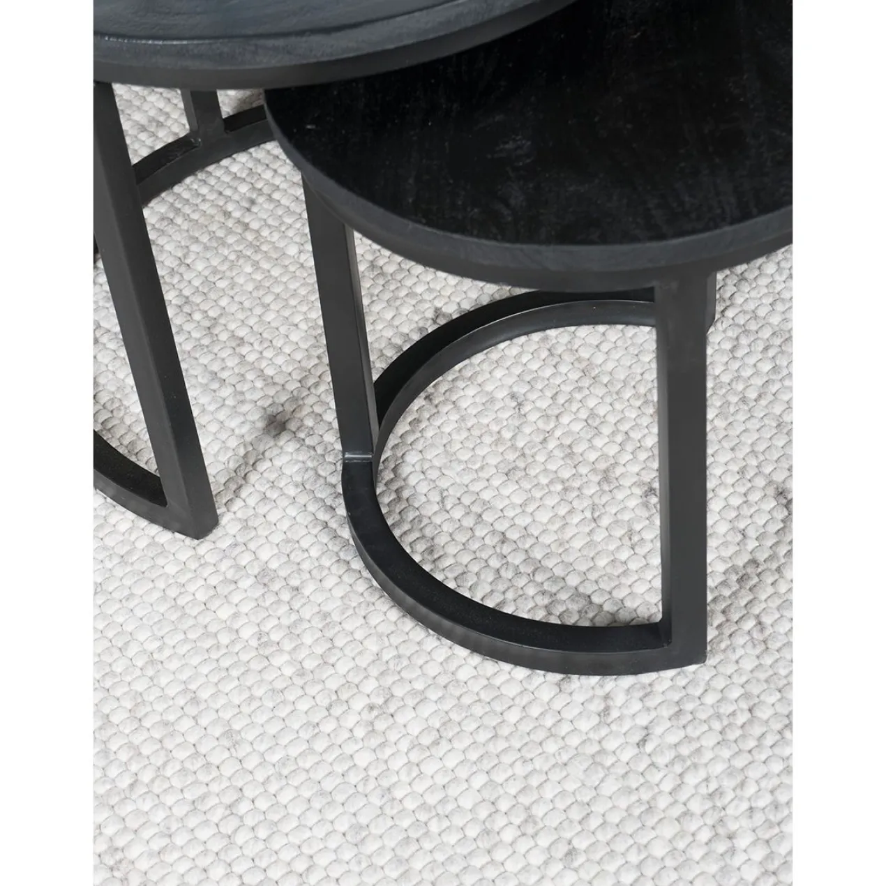 Salontafel Erjan Zwart - Set van 3