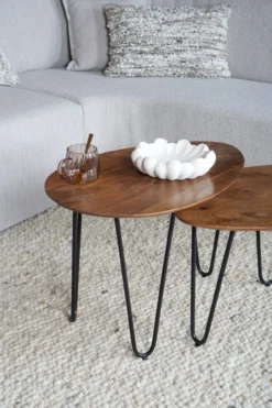 Salontafel Fabio Mangohout – Set van 2