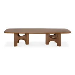 Salontafel Flow teak wild brown 150x60 cm