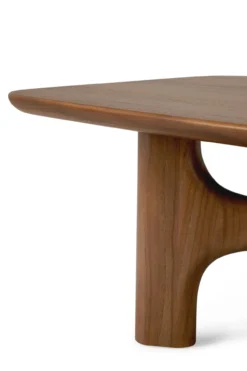 Salontafel Flow teak wild brown 150x60 cm