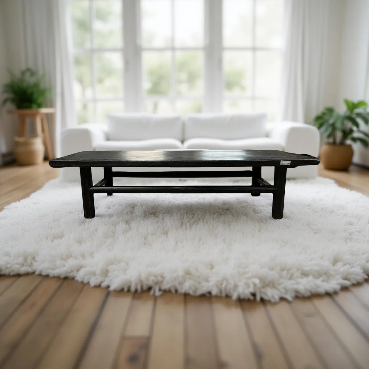 Salontafel groot zwart uniek