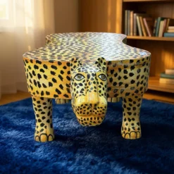 Salontafel hout tijger uniek