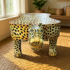 Salontafel hout tijger uniek
