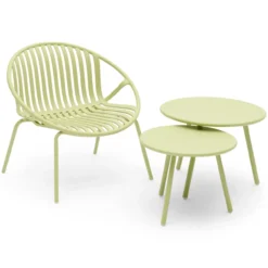 Salontafel Julia pistache - set van 2
