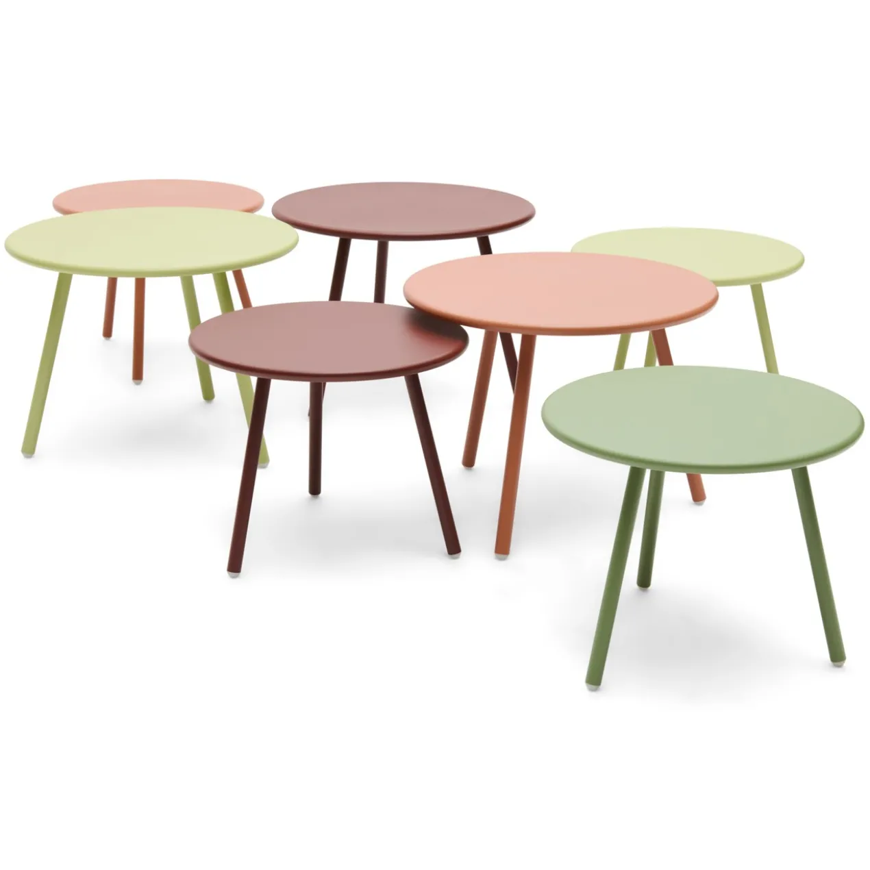 Salontafel Julia soft terra - set van 2