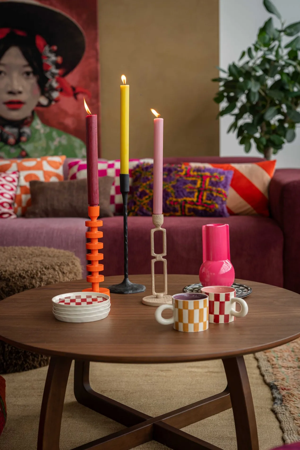 Salontafel Kaia walnoot