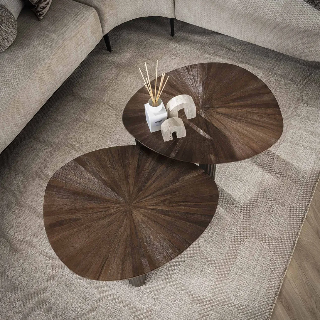 Salontafel Kib Duo Driehoekig Set