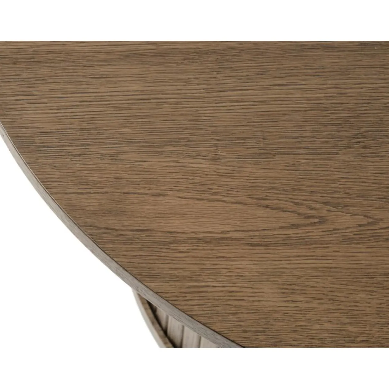 Salontafel Lenn rond Gerookt eiken
