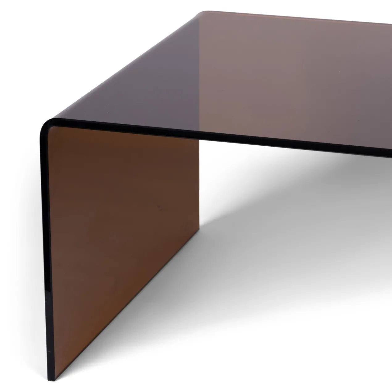 Salontafel Lilla amber glas