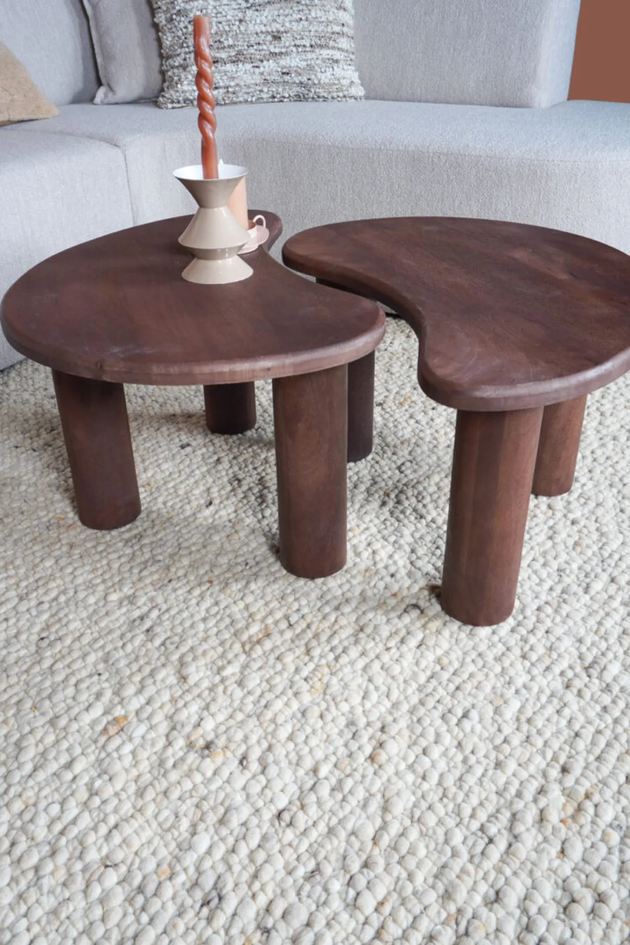 Salontafel Lina - Espresso Mangohout