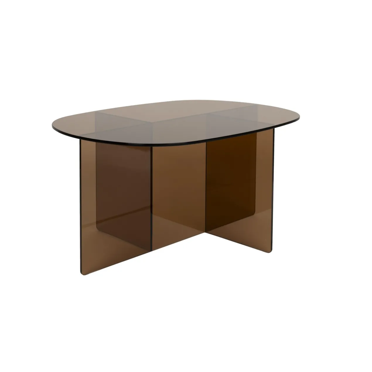 Salontafel linea bruin