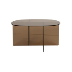 Salontafel linea bruin